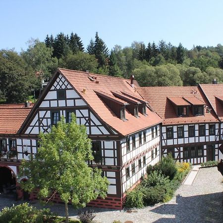 Hotel Goldener Hirsch Suhl Buitenkant foto
