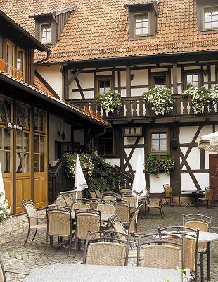 Hotel Goldener Hirsch Suhl Buitenkant foto